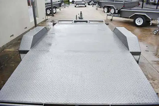 14x6.4 Full Floor Car Trailer - Beavertail - Image 5