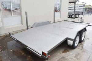 14x6.4 Full Floor Car Trailer - Beavertail