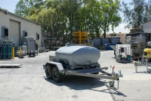 7X5 Diesel Fuel Trailer 1000lt - Single Axle