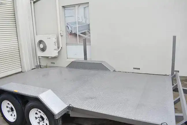 14x6.4 Full Floor Car Trailer - Beavertail - Image 4