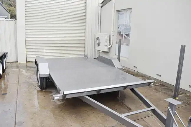 14x6.4 Full Floor Car Trailer - Beavertail - Image 2